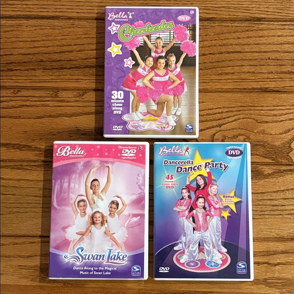 Bella Dancerella Dance and Cheerleader DVD Bundle